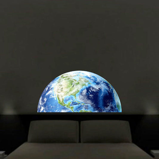 Half Earth Wall Decal