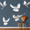 Doves Wall Sticker Decal Dove Wall Art Flying Birds Wall Decor Animal Wall Stickers, a26