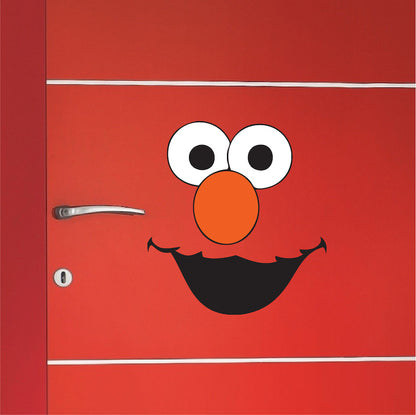 Face Wall Decal Sticker Kids Sesame Street Room Decor Dorm Rooms Removable Art, e31