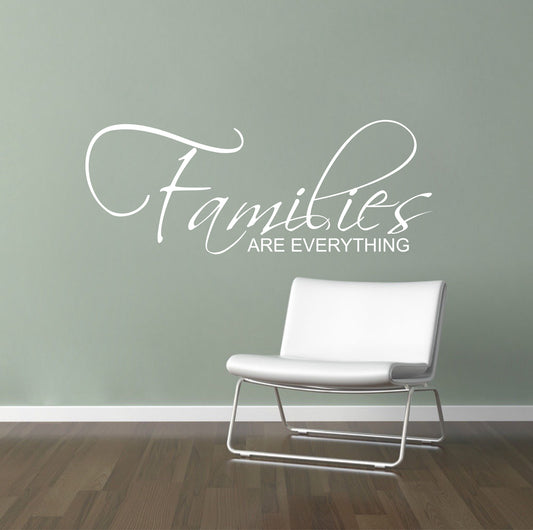 Family Large Saying for Living Room Decor Home Letters Sticker Love Forever