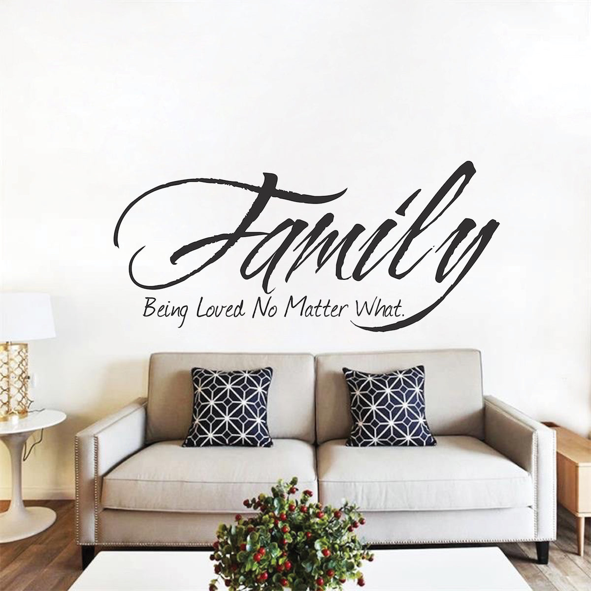 Family Love Decor Living Room Sticker Thanksgiving Ideas Office ,q13