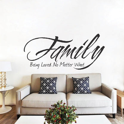 Family Love Decor Living Room Sticker Thanksgiving Ideas Office ,q13