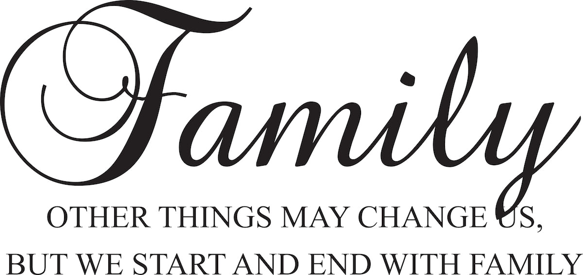 Living Room Family Love Decor Home Sticker Together As One Decor Large,q17