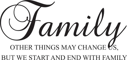 Living Room Family Love Decor Home Sticker Together As One Decor Large,q17