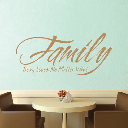 Family Love Decor Living Room Sticker Thanksgiving Ideas Office ,q13