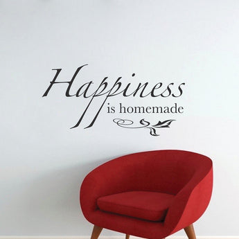 Happiness Decor Large Saying Living Room Dining Room Sticker Family Love,q18