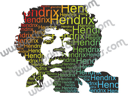 Music Wall Decal Sticker Room Artist Wall Mural Celebrity Removable Music Art, a69
