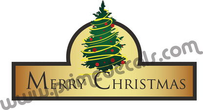 Merry Christmas Decor Living Room Decal Apartment Happy Holidays Art Bedroom Sticker, h30