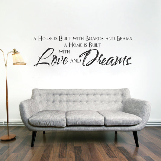 Large Home Wall Quote