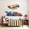 Race Car Boys Wall Decal Kid's Racing Decor Wall Art for Apartment Bedroom Hotwheels, s36