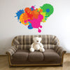 Color Splash Wall Decal Kids Room Colors Decor Removable Splashes Wall Stickers, n76