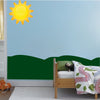 Sun Wall Decal Mural Kids Room Wall Sticker Bedroom Apartment Decor Removable Wall Decor, n66