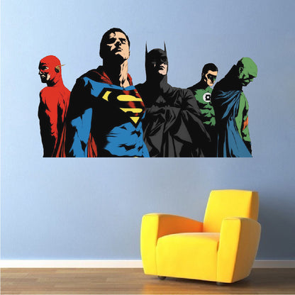 Boys Room Wall Decal Hero Wall Art Kids Bedroom Removable Wall Sticker, b03