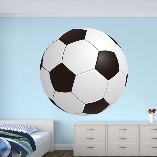Boy's Room Soccer Wall Decal Decor Removable Kids Room Wall Sport Room Decal, s79