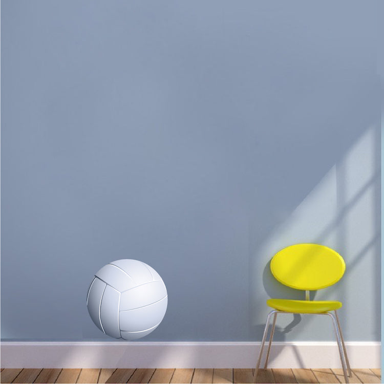 Volleyball Wall Decal Removable Volley Ball Wall Mural Kids Room Sports Wall Decor, s78
