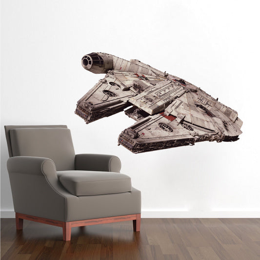 Space Ship Wall Decal Boys Room Removable Wall Decor Dorm Room Stickers, s28