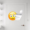 Thumbs Up Smiley Face Wall Decal Room Decor Text Emoji Removable Wall Sticker, n74