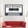 Cassette Tape Wall Decal Sticker for Dorm Room Old School Wall Mural Removable Music Art, a75