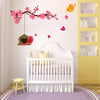 Nursery Bird Branch Wall Decal Peel and Stick Baby Girl Room Decals Nursery Decals, n20
