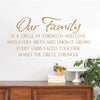 Large Family Living Room Wall Decal Home Decor Dining Room Sticker, q07