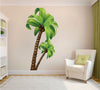 Palm Tree Wall Sticker Decor for Apartment Bedroom Ocean Palms Wall View Mural, a78