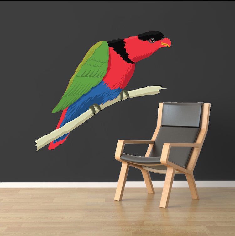 Parrot Wall Sticker Decal Art Colorful Birds of Paradise Wall Bird Decor Toucan Wall Stickers, c90
