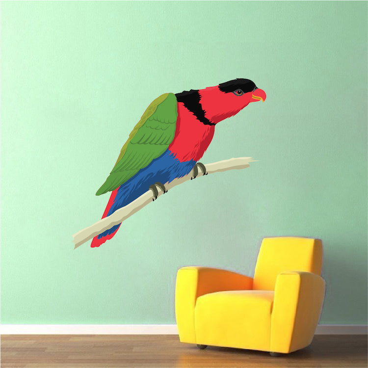 Parrot Wall Sticker Decal Art Colorful Birds of Paradise Wall Bird Decor Toucan Wall Stickers, c90