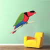 Parrot Wall Sticker Decal Art Colorful Birds of Paradise Wall Bird Decor Toucan Wall Stickers, c90