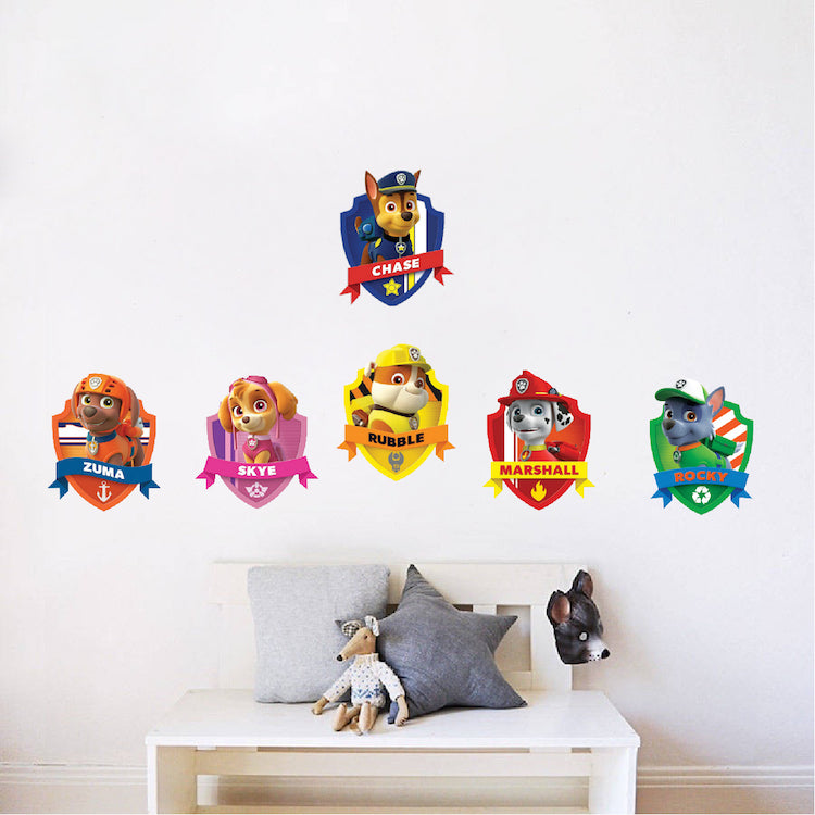 Kids Dog Wall Decal for Bedroom Apartment Wall Decor Toys Kids TV Show Wall Mural, s20