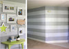 White 6" Wide Stripe Decals Wall Tape Decal White Peel and Stick Wall Stripe Room Decal