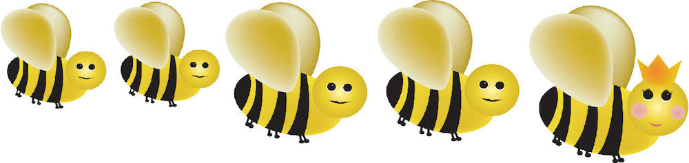 Bumble Bee Wall Sticker Decal Wall Art Buzzing Bees Wall Decor Animal Wall Stickers, n55