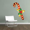 Candy Cane Decoration Wall Decal Decor Peppermint Removable Winter Room Christmas Sweets, h52