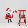 Santa Claus Wall Decal Decor Christmas Removable Winter Decorations Room Wall Decal, h83