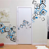 Square Wall Decals Peel and Stick Decal Square Office Decals Colorful Wall Decals, e46