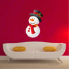 Christmas Snowman Wall Decal Decor Removable Winter Snow Man Decorations Room Wall Decal, h79