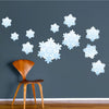 Snowflake Wall Decals Window Decal Snowing Christmas Decor Snow Cartoon Winter Mural, h46