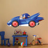 Boys Room Wall Decal Video Game Race Car Wall Decor Removable Kids room Decal, e16