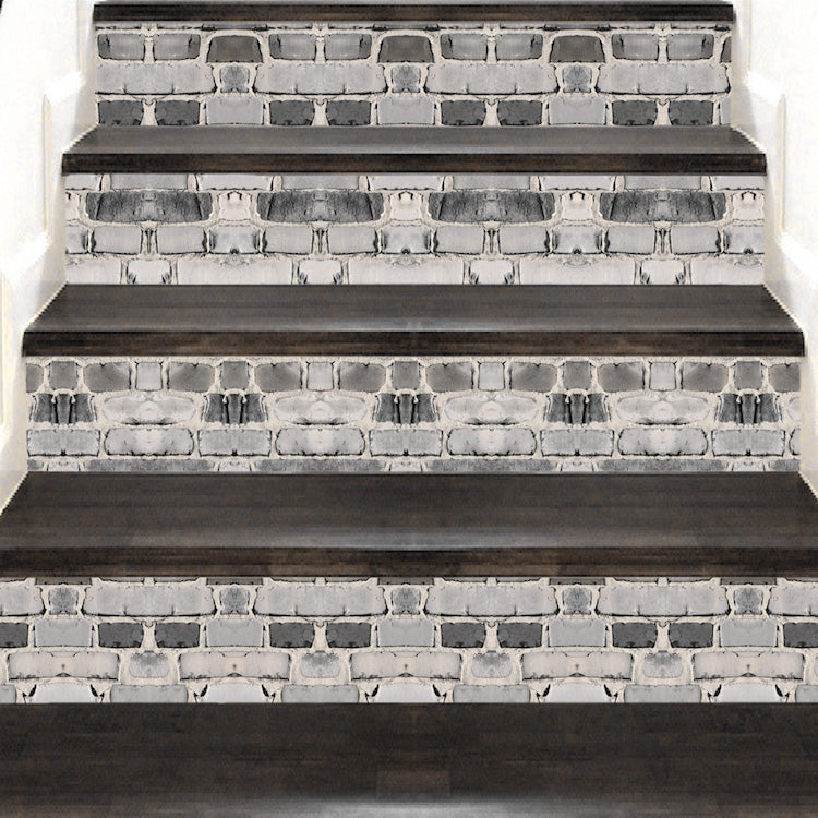 Grey Brick Wallpaper Wall Decal Removable Bricks Wall Paper Vinyl Bricks Decals, w01