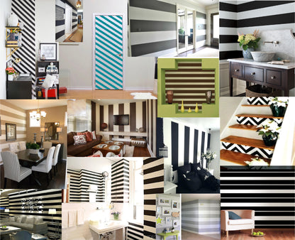 Custom Wall Stripe Decal Roll