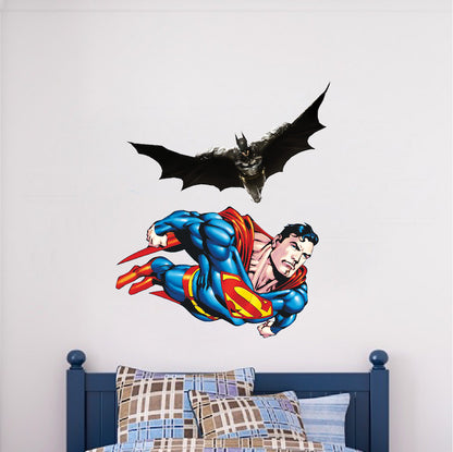 Kids Room Superhero Wall Decal Wall Art Boys Bedroom Wall Decor, s47