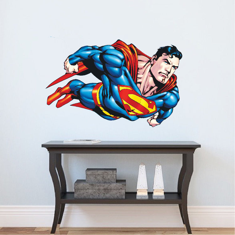 Kids Room Superhero Wall Decal Wall Art Boys Bedroom Wall Decor, s47