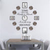Time Spent With Family and Friends is Worth Every Second Wall Quote Sticker Kids Bedroom Art, q00