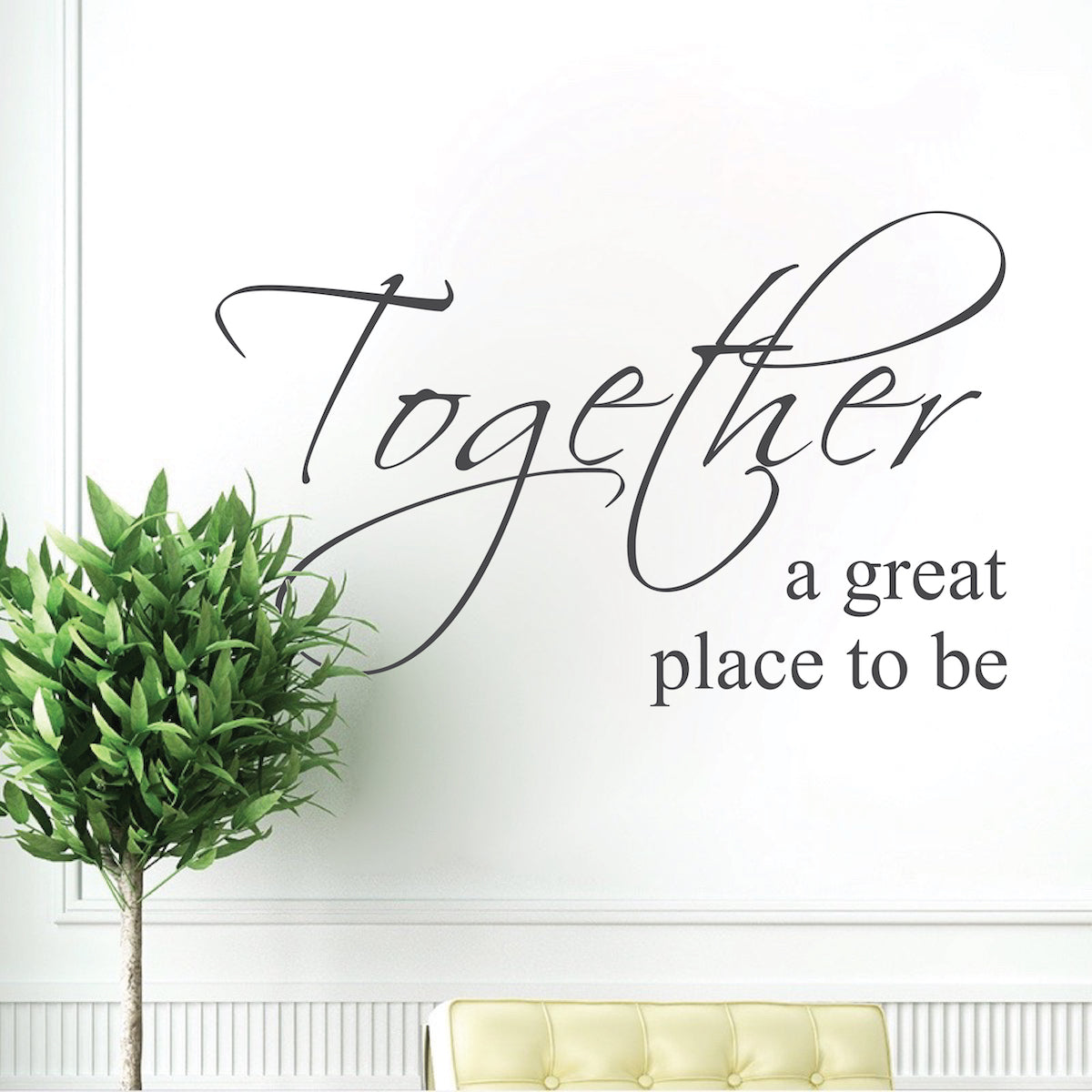 Great Place Living Room Kitchen Dinning Room Office Wall Sticker Decal