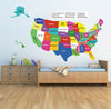 United States of America Wall Sticker New York Wall Decor America Wall Decal USA Bedroom Art, n31