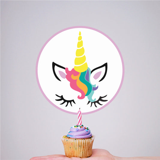 Unicorn Wall Decal Unicorn Birthday Backdrop Unicorn Sticker Unicorn Wallpaper, e47
