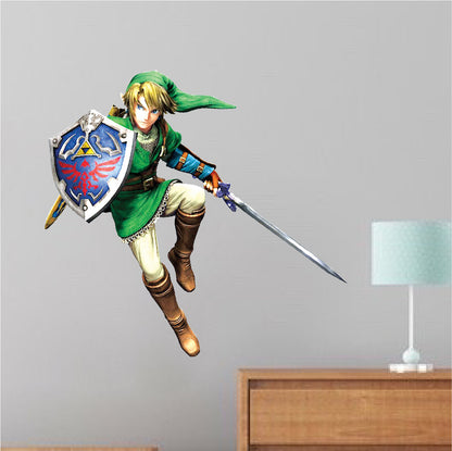Game Room Wall Decal Video Game Wall Decor Removable Kids Bedroom Wallpaper Decal, e00