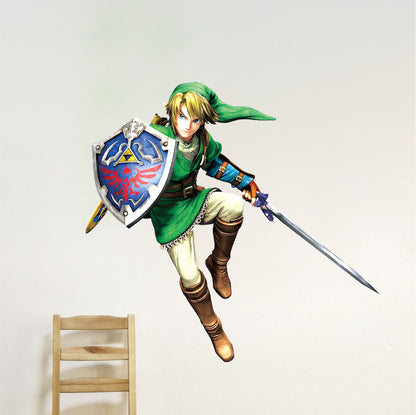 Game Room Wall Decal Video Game Wall Decor Removable Kids Bedroom Wallpaper Decal, e00
