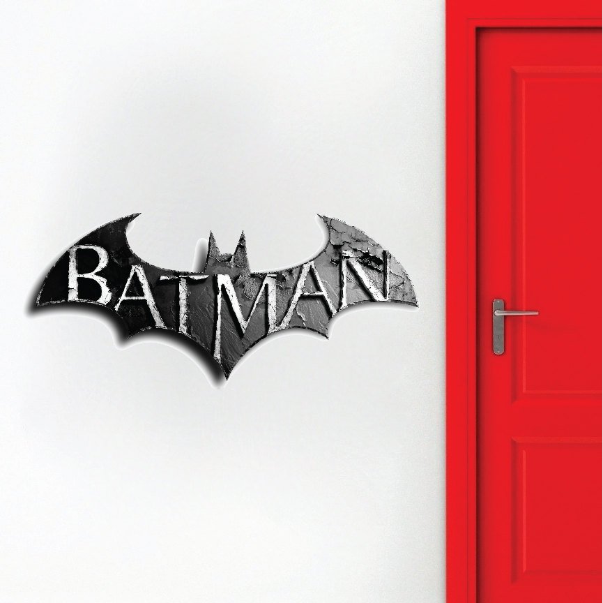 Bat Wall Decal  Wall Art Superhero Kids Room Wall Decals