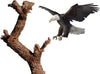 Bald Eagle and Tree Wall Sticker Animal Wall Decor Tree Removable Wall Decal Kids Bedroom Art, a44