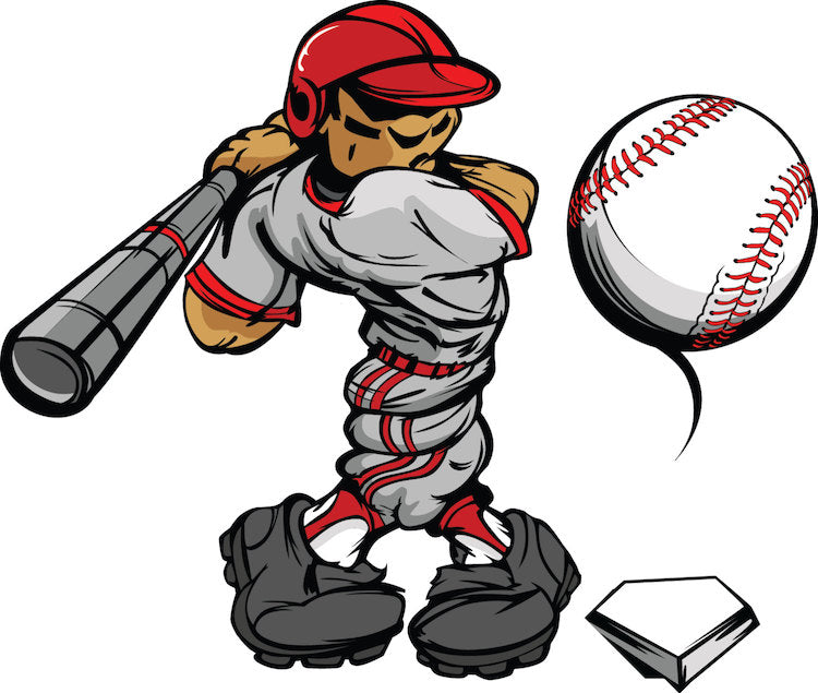 Baseball Player Wall Decal Sports Decor Cartoon Bedroom Wall Art Baseballs Removable Wall Stickers, c97